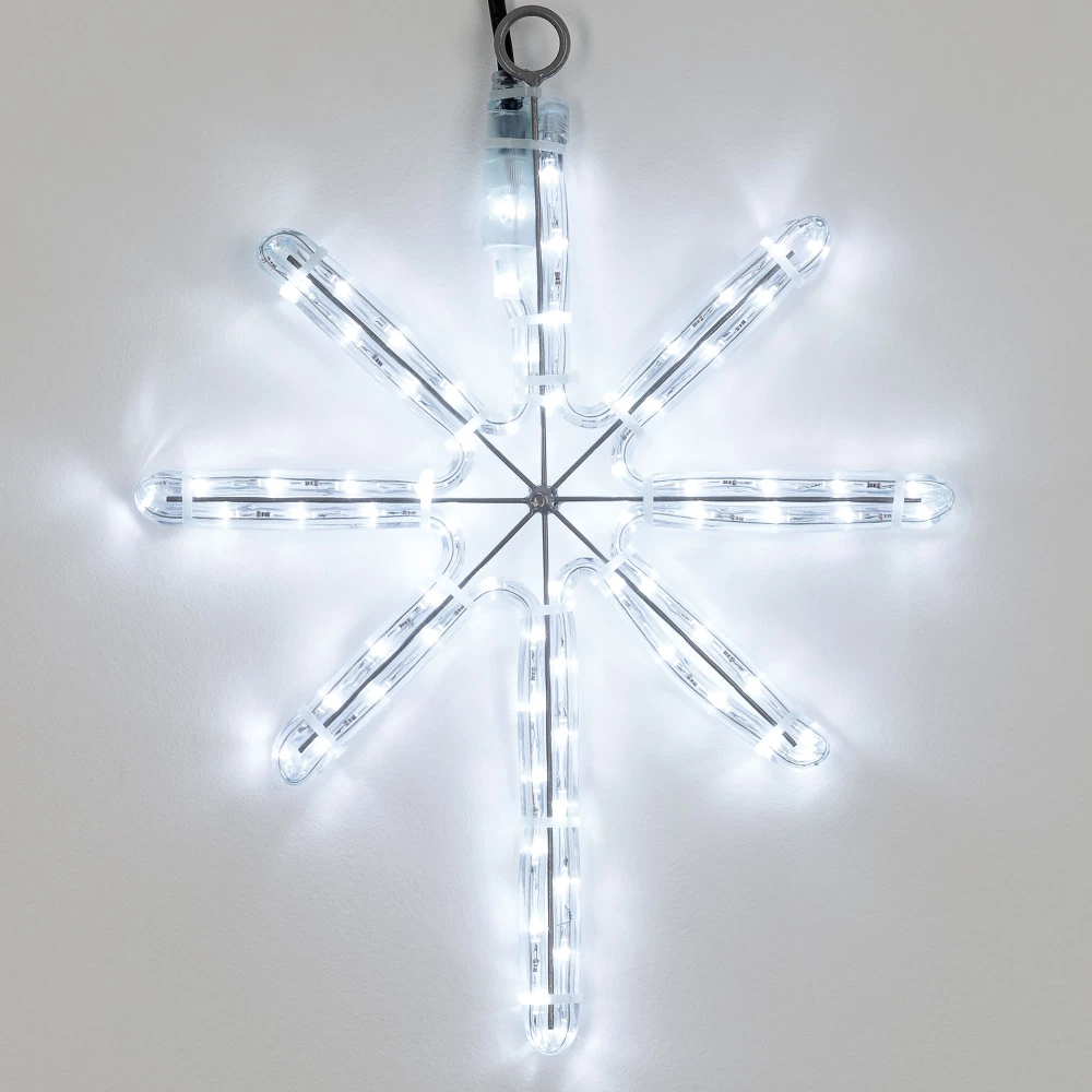 Фигура cветодиодная ARD-STAR-M2-380x250-36LED White (230V, 2.5W) (Ardecoled, IP65) 034247 - Viokon.com