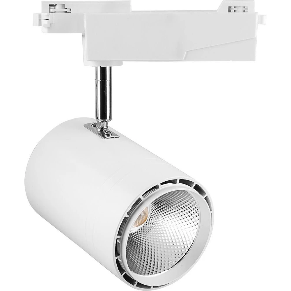 Светодиодный светильник Feron AL104 трековый однофазный на шинопровод 30W 4000K, 35 градусов, белый (41178) - Viokon.com