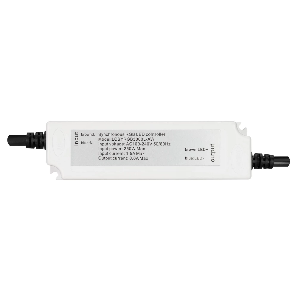 Контроллер ARD-CLASSIC-SYNC-RGB-3000LED Black (230V, 250W, RF ПДУ) (Ardecoled, Закрытый) 031212 - Viokon.com