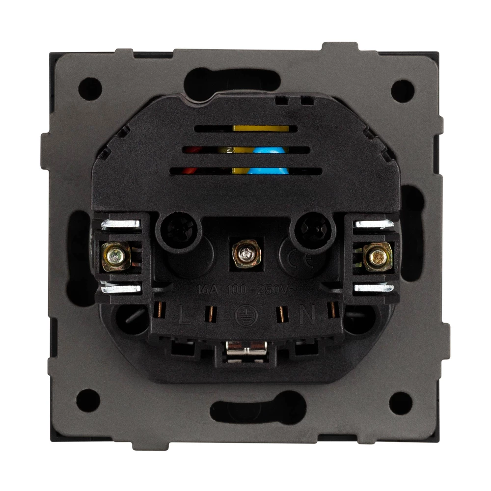 Механизм розетки с USB зарядкой SCT-TENDO-MUAA-PL-BK (230V, 16A) (Arlight, Черный) 054083 - Viokon.com