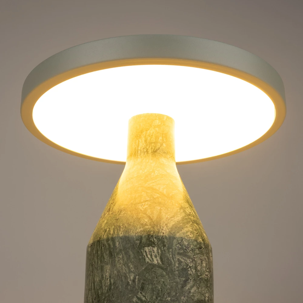 Светильник SP-CROOD-TAB-R22.5x24-7W Warm3200-MIX (SG-GN, 140 deg, 230V) (Arlight, IP20, Мрамор, 5 лет) 061769 - Viokon.com