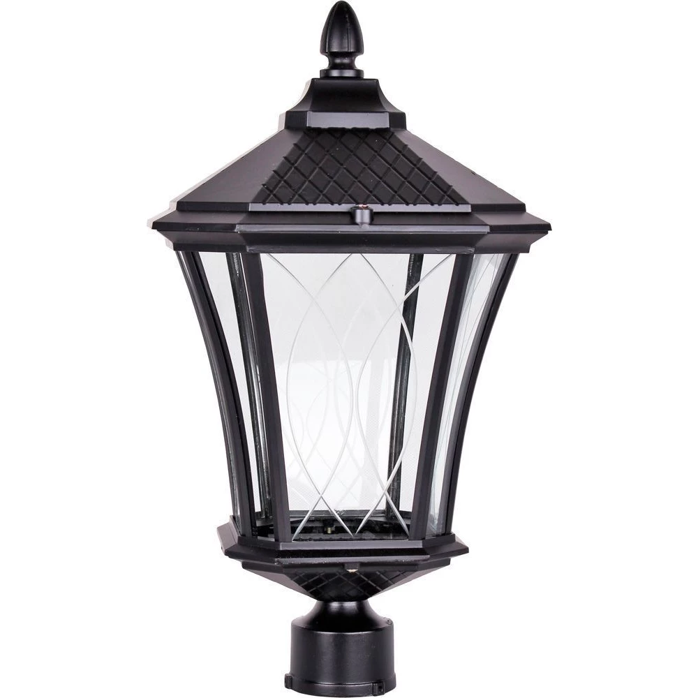 Светильник садово-парковый Feron PL4035 восьмигранный на столб 60W 230V E27, черный (11416) - Viokon.com