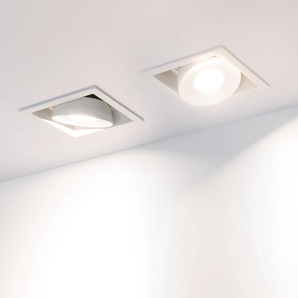 Светильник CL-SIMPLE-S80x80-9W Day4000 (WH, 45 deg) (Arlight, IP20 Металл, 3 года) 028148 - Viokon.com