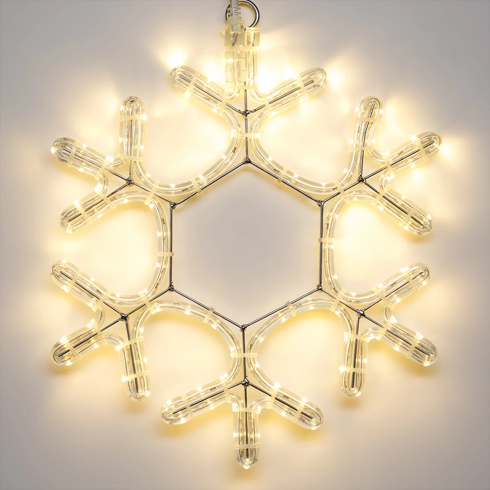 Фигура cветодиодная ARD-SNOWFLAKE-M7-450x375-108LED Warm (230V, 6.5W) (Ardecoled, IP65) 025315 - Viokon.com