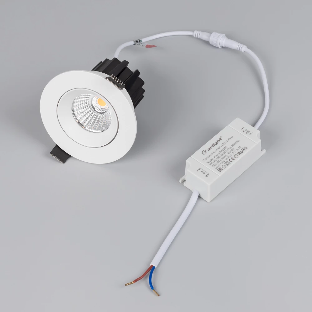 Светильник MS-ATOLL-BUILT-TURN-R94-10W Day4000 (WH, 60 deg, 230V) (Arlight, IP54 Металл, 5 лет) 044600 - Viokon.com