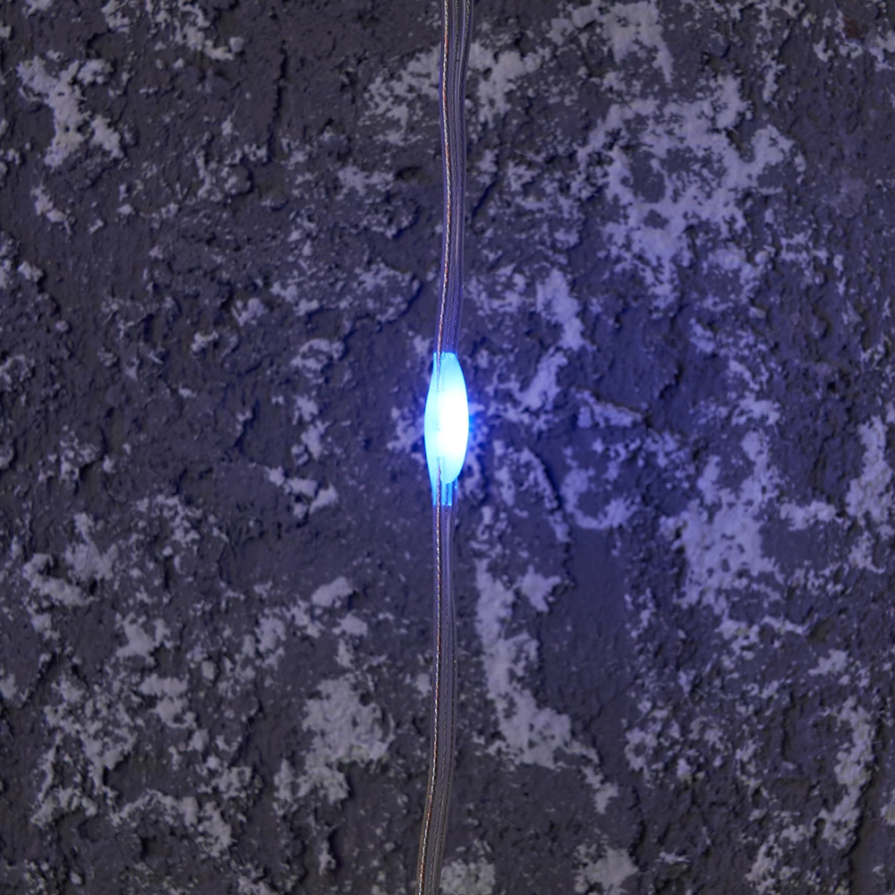 Светодиодная гирлянда Feron CL27 занавес Водопад  3*3м  + 3м 230V Мультиколор с контроллером, c питанием от сети, прозрачный шнур (48600) - Viokon.com