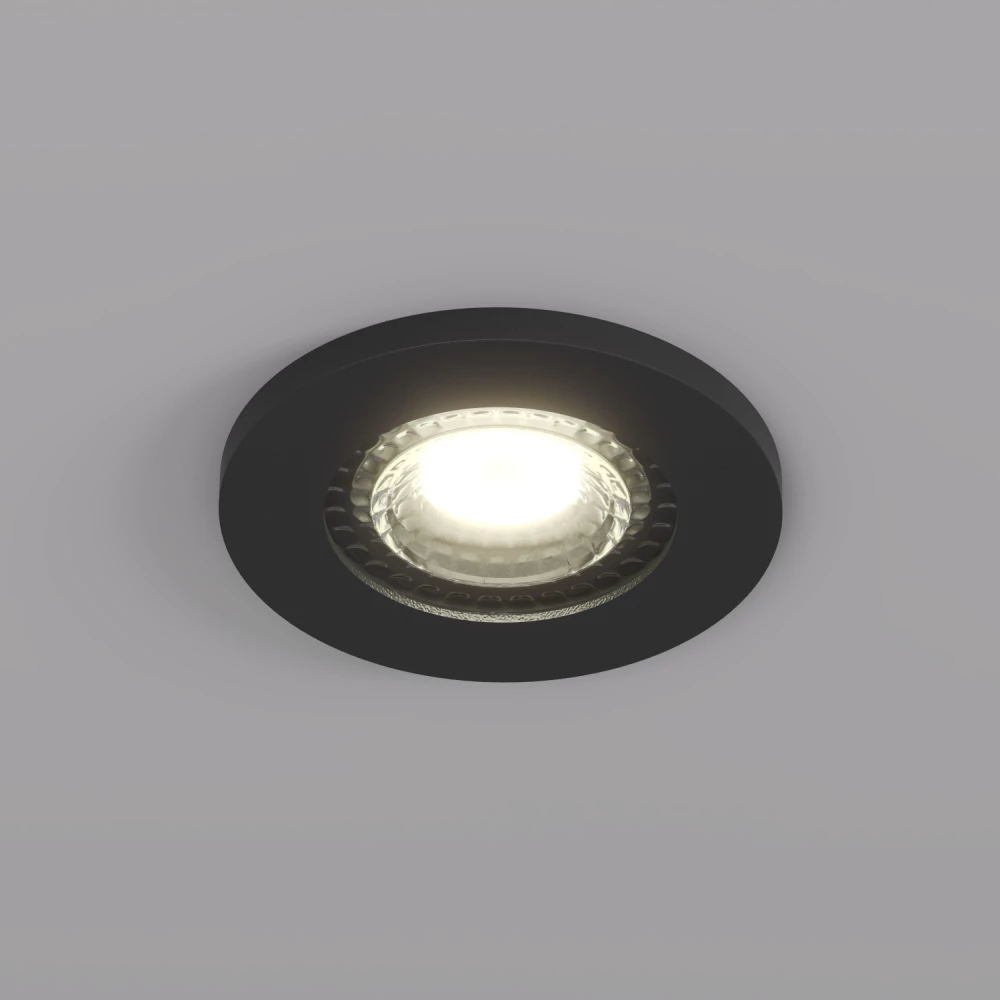 DK2030-BK Встраиваемый светильник IP 20 50 Вт GU10 черный алюминий - Viokon.com