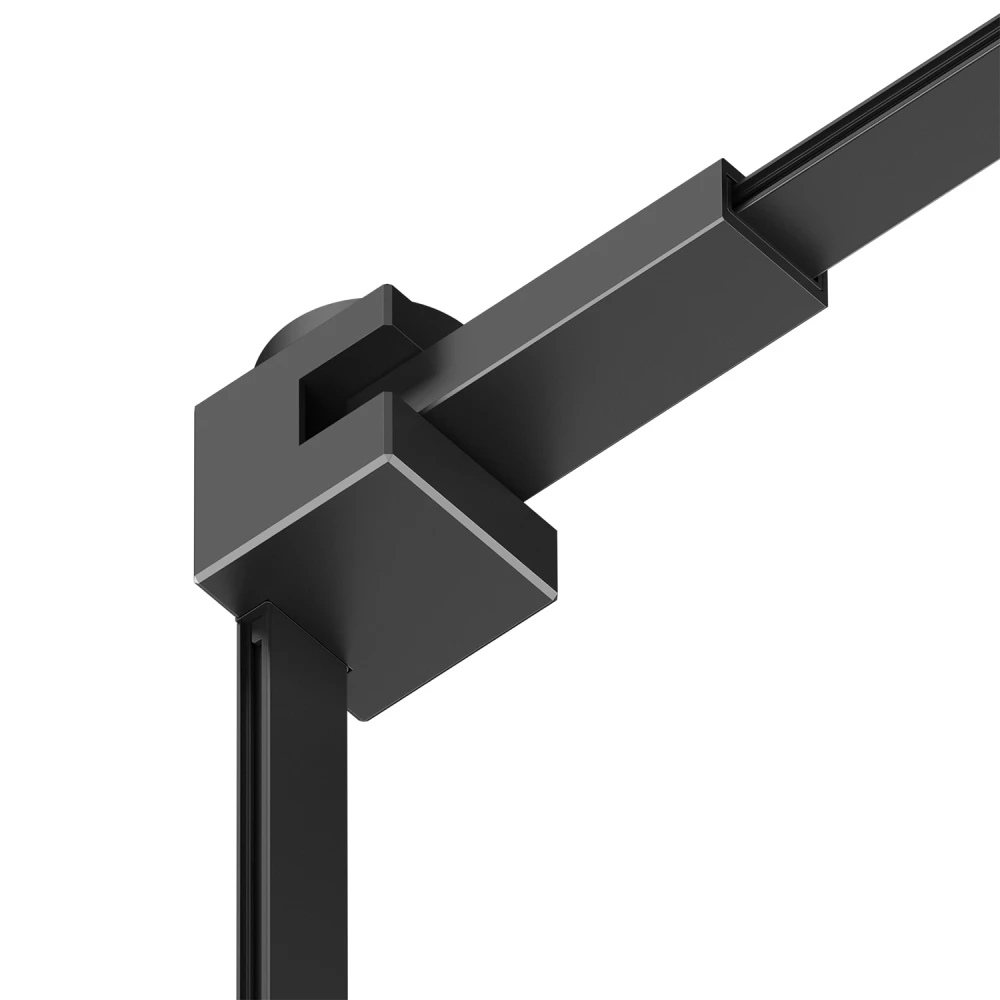 TR5213-BK Угловой соединитель 90 стена-потолок с поворотом трека под произвольным углом для трека Air серия Base черный алюминий - Viokon.com