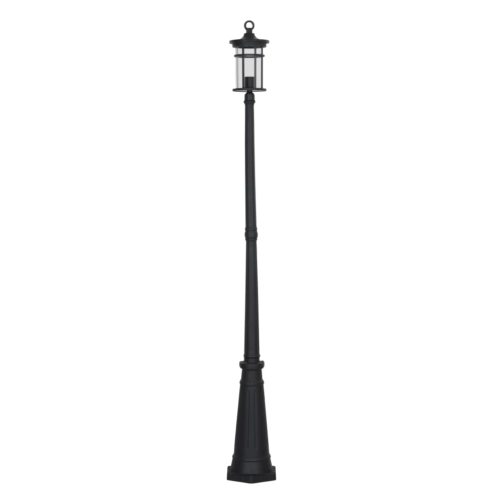 Светильник садово-парковый Feron PL767, столб 60W 230V E27, черный (51821) - Viokon.com