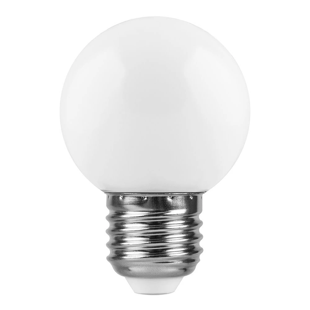 Лампа светодиодная Feron LB-37 Шарик матовый E27 1W 230V 2700K (25878) - Viokon.com
