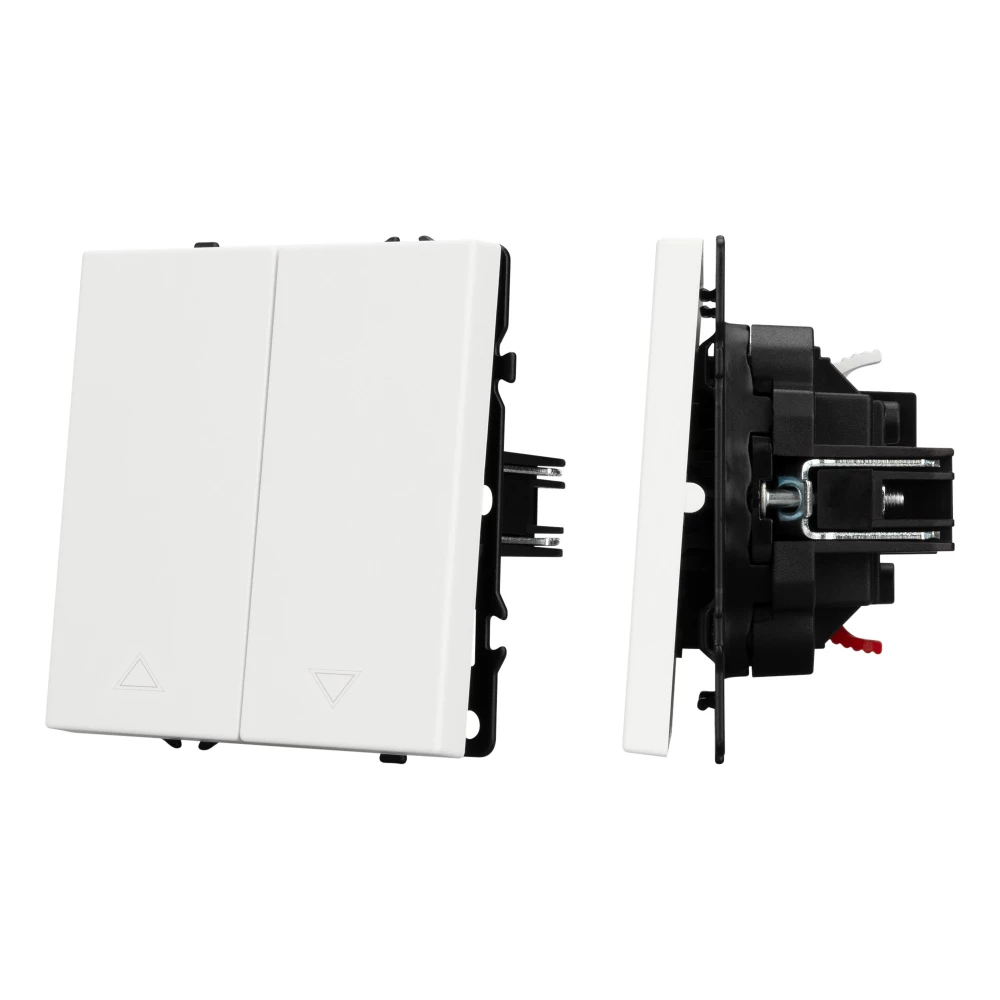 Механизм выключателя управления шторами SWT-NOBE-MKR2-SFPL-WH (230V, 10A) (Arlight, Белый кварц) 054241 - Viokon.com