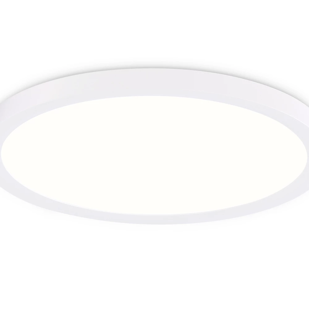 Светильник светодиодный ультратонкий 3000K-6500K с CCT-переключателем FZ1905 WH белый IP54 26W 3000K-6500K CCT-переключатель D370*25 (Без ПДУ) - Viokon.com