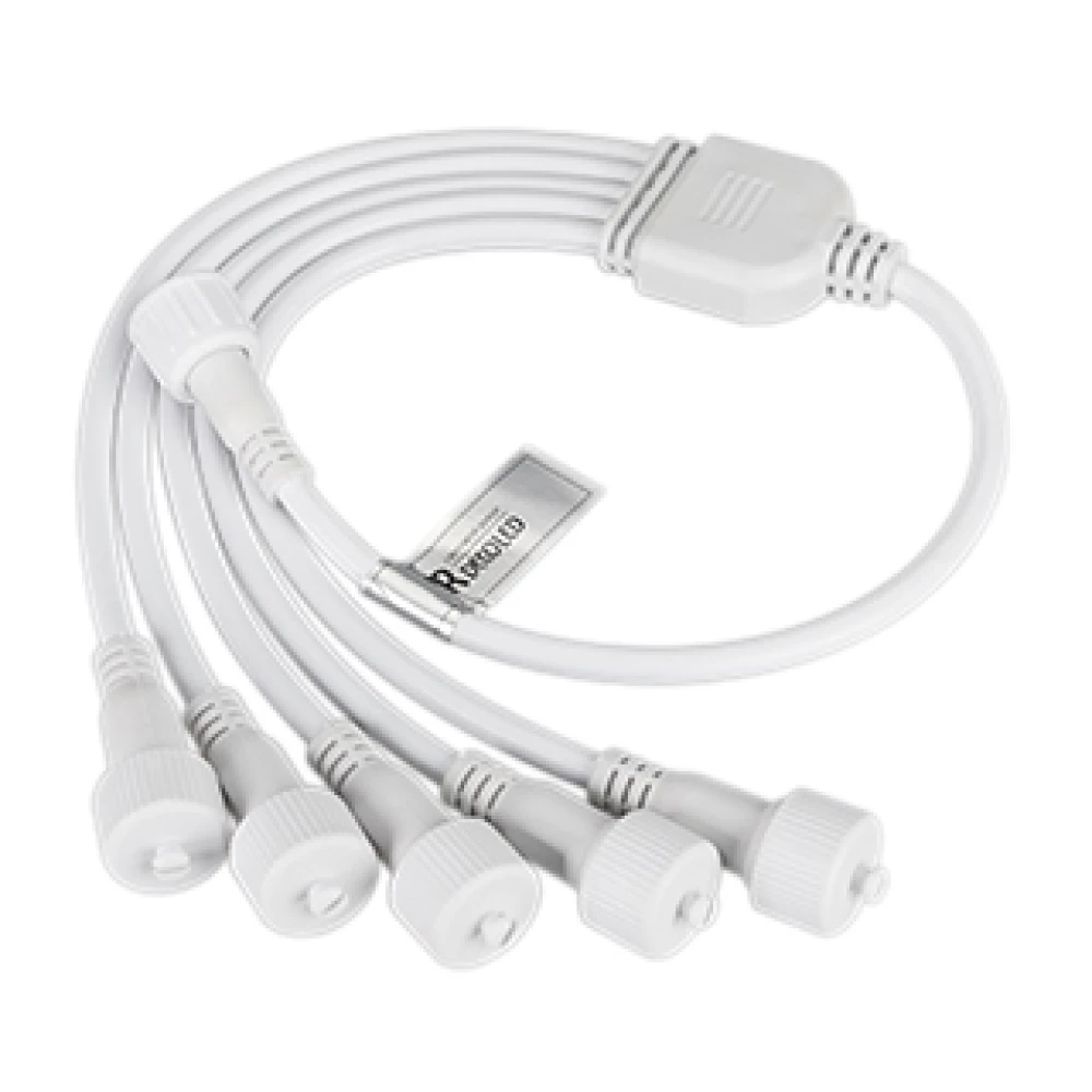 Коннектор питания ARD-CLASSIC-SYNC-RGB White (230V, 5 ports) (Ardecoled, Закрытый) 031805 - Viokon.com
