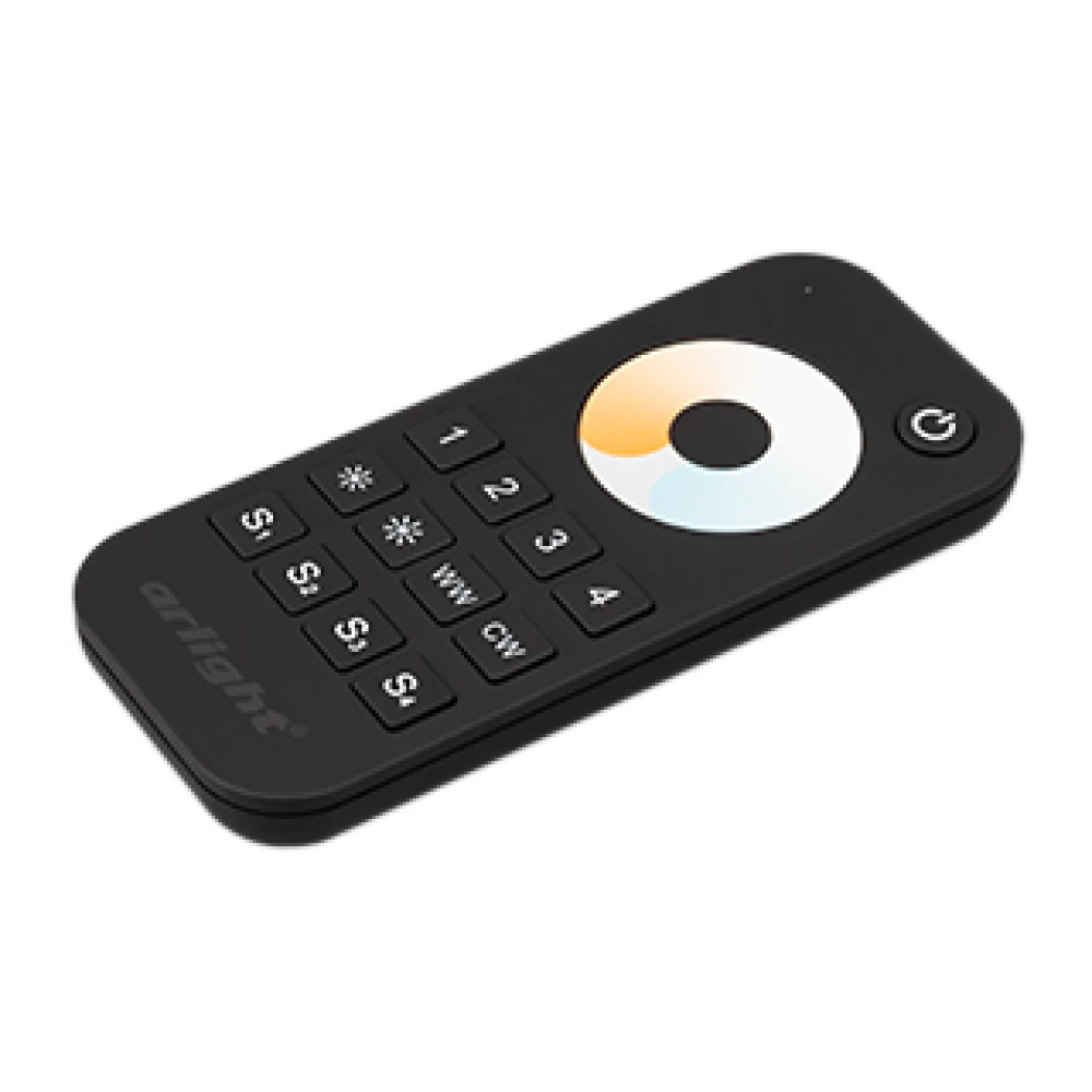 Пульт SMART-R34-MIX Black (4 зоны, 2.4G) (Arlight, IP20 Пластик, 5 лет) 031936 - Viokon.com