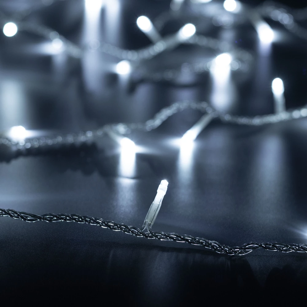 Светодиодная гирлянда ARD-STRING-HOME-5000-CLEAR-50LED-FLASH WHITE (230V, 3.5W) (Ardecoled, IP20) 025752 - Viokon.com