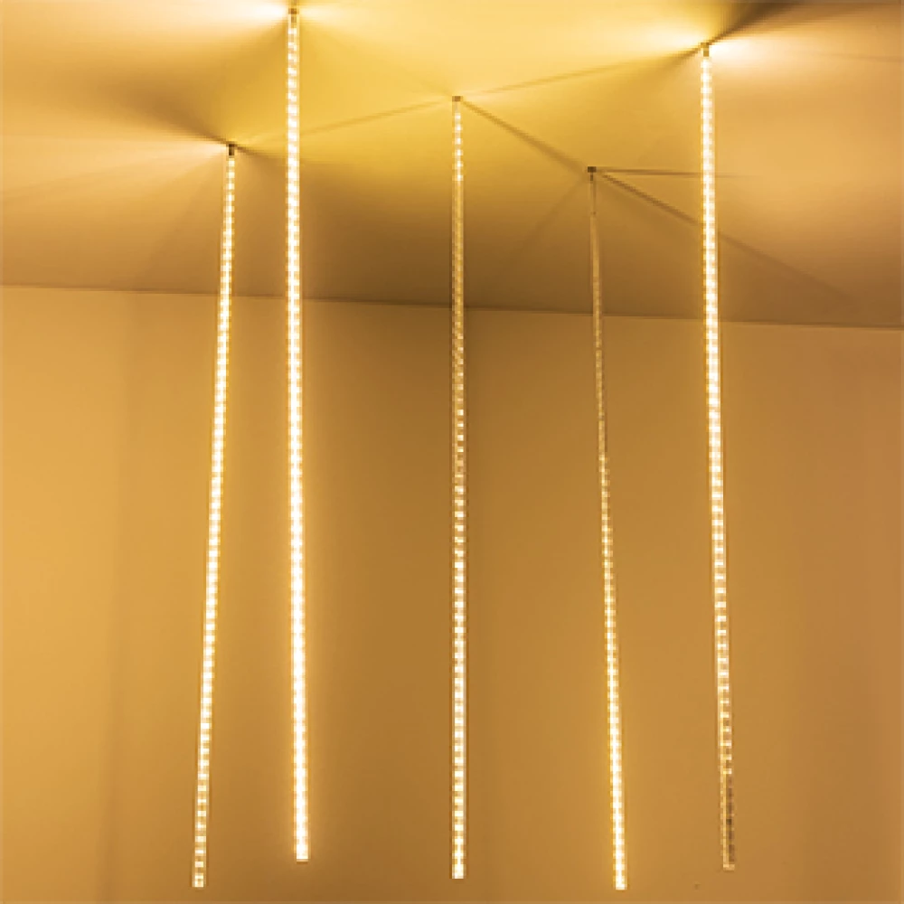 Светодиодная гирлянда ARD-ICEFALL-CLASSIC-D12-1000-5PCS-CLEAR-120LED-LIVE WARM (230V, 11W) (Ardecoled, IP65) 026055 - Viokon.com