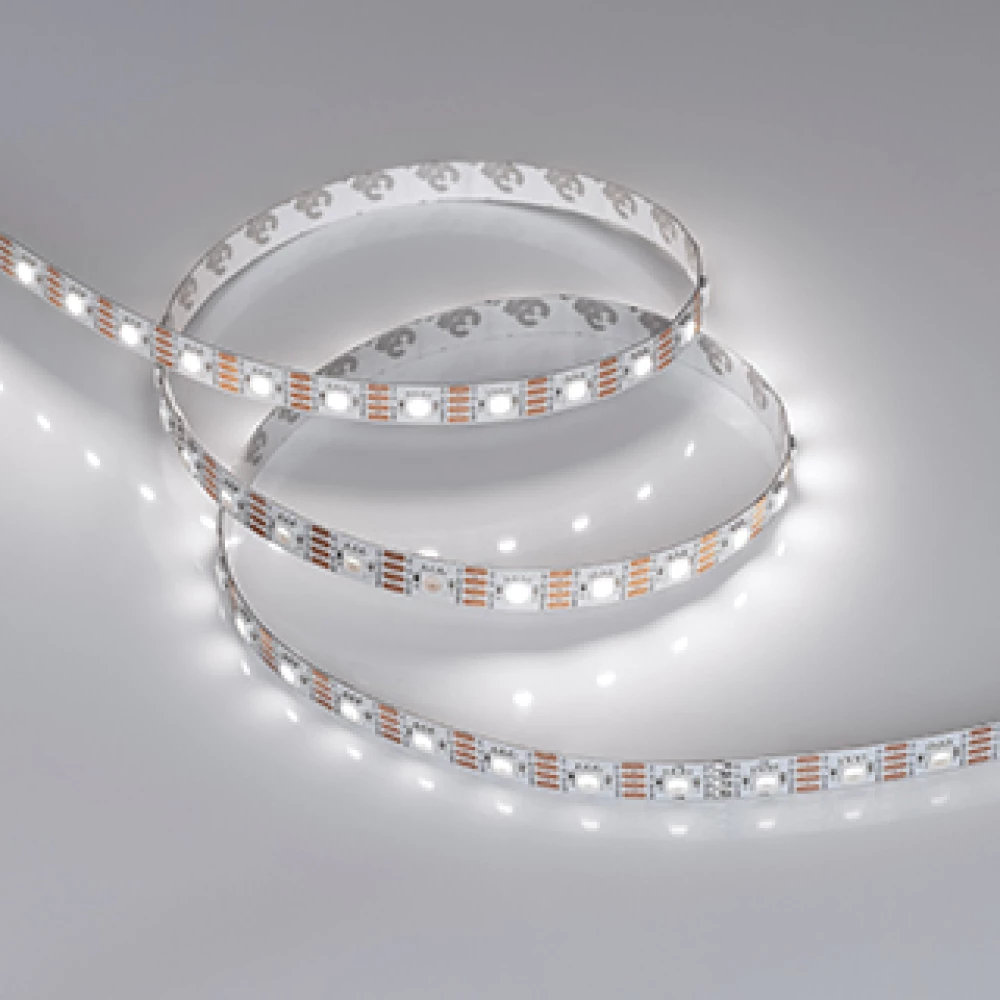 Лента SPI-B60-10mm 12V White6000-PX1-RAM (9.3 W/m, IP20, 5060, 5m) (Arlight, бегущий огонь) 037829 - Viokon.com