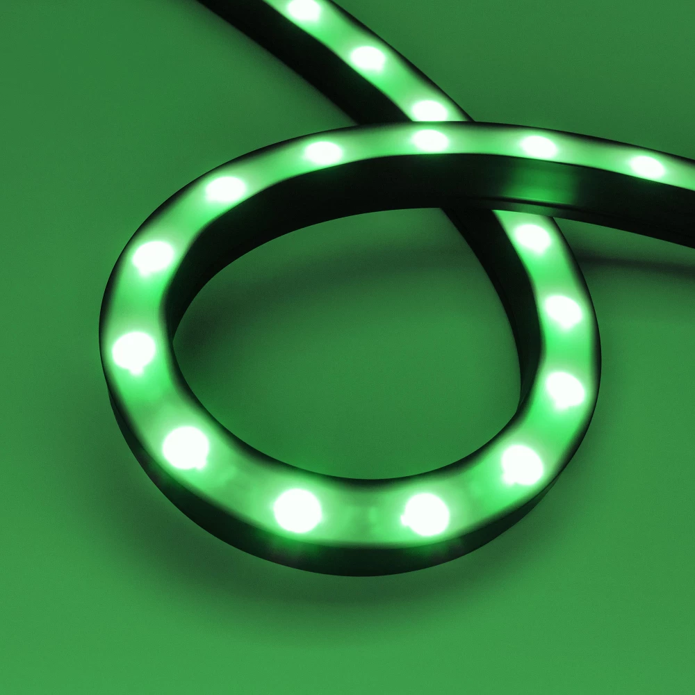 Грейзер DMX THOR-3D-F24-25x27mm 24V RGBW-Day4000 (24 W/m, IP65, 1m, wire x2) (Arlight, Силикон) 045265 - Viokon.com