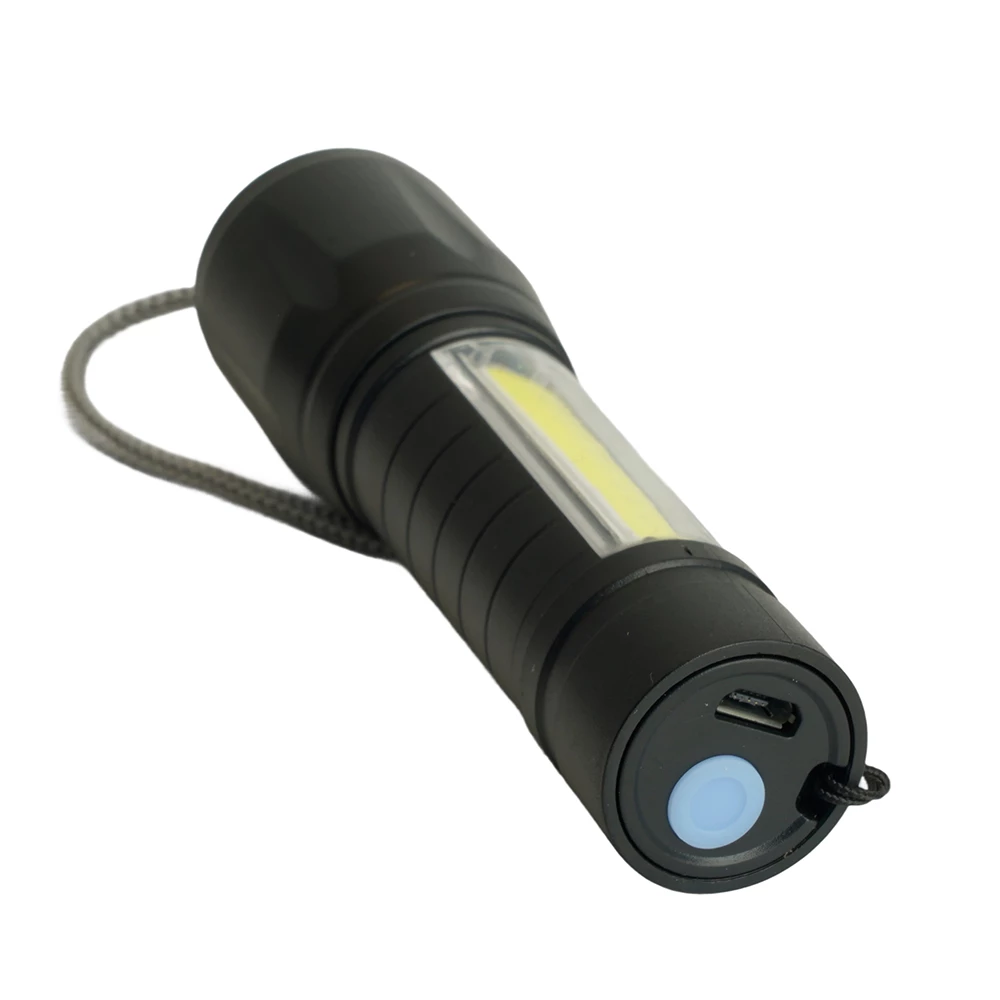 Фонарь ручной Feron TH2408 с аккумулятором USB ZOOM (51118) - Viokon.com