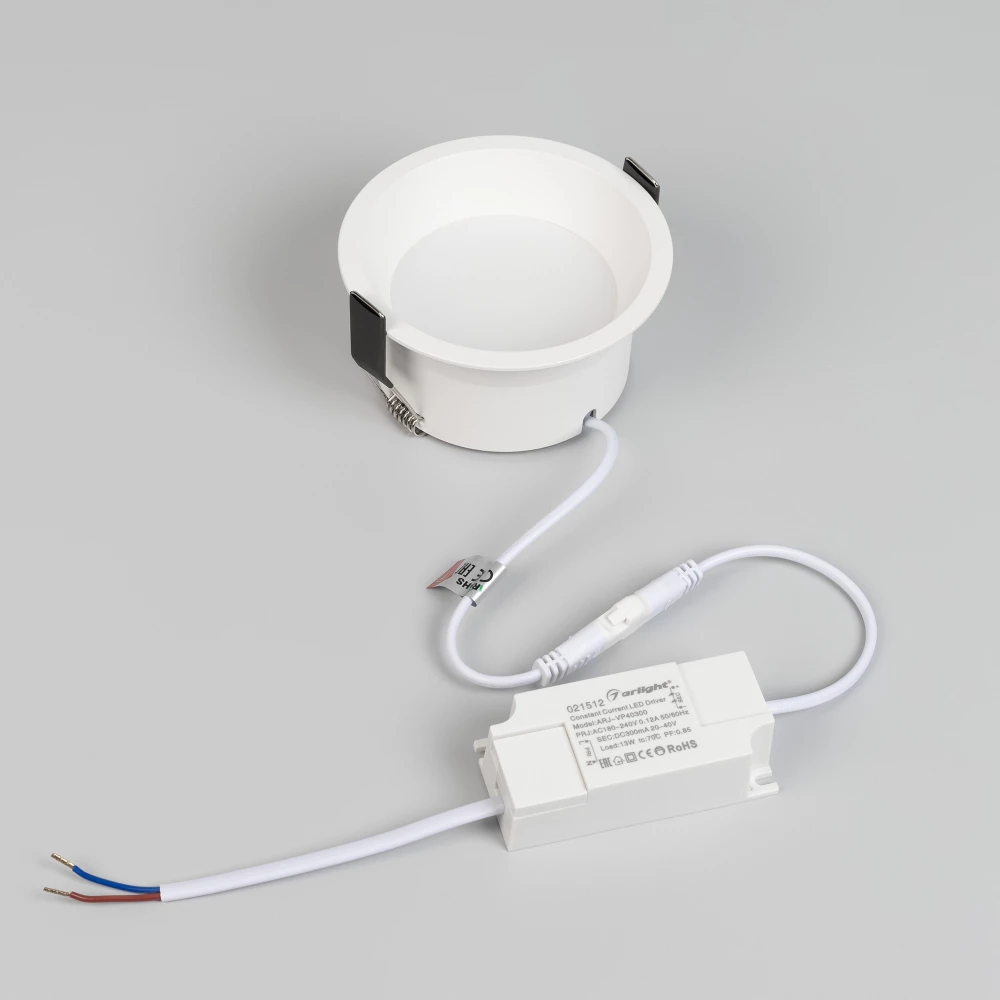 Светильник MS-BREEZE-BUILT-R104-12W Warm3000 (WH, 90 deg, 230V) (Arlight, IP20 Металл, 3 года) 036615 - Viokon.com