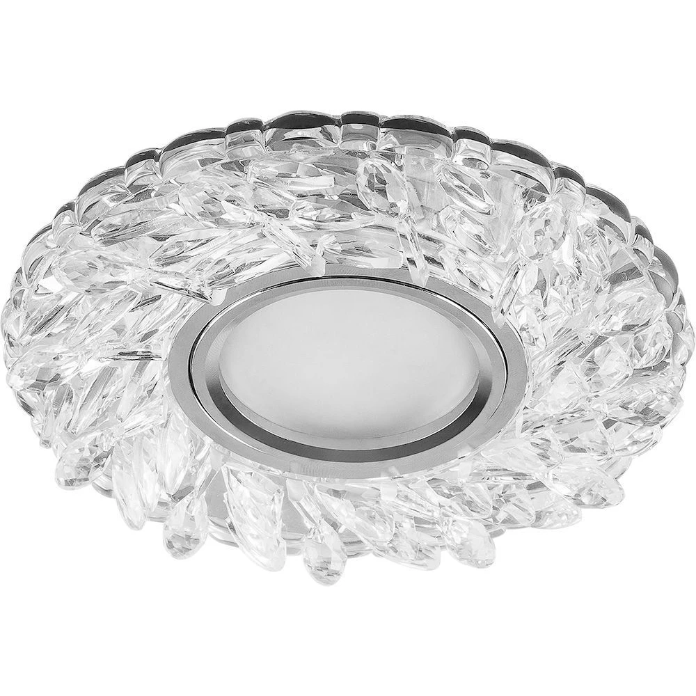 Светильник встраиваемый с белой LED подсветкой Feron CD915 потолочный MR16 G5.3 прозрачный (28987) - Viokon.com