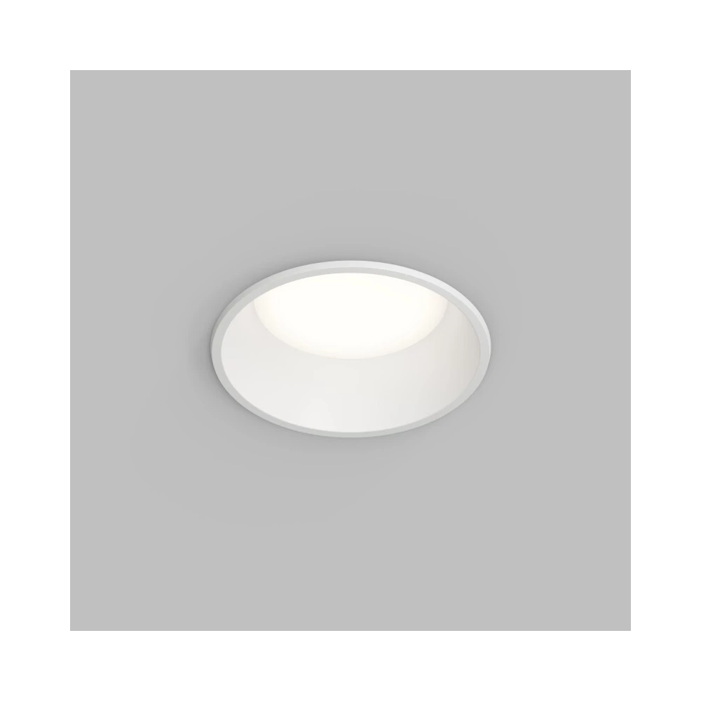 Встраиваемый влагозащищенный светильник TRIM 12 Вт LED 3000-4000-6500K IP44 алюминий акрил - Viokon.com