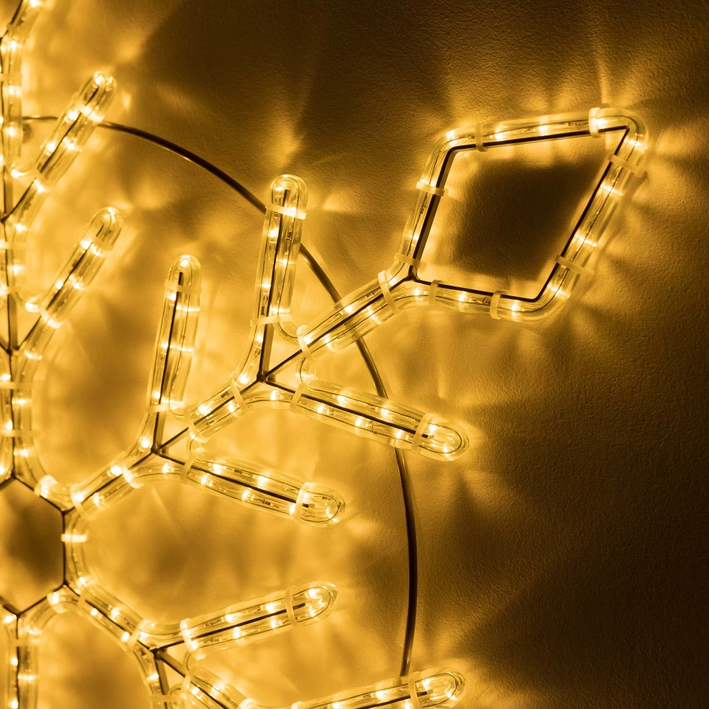 Фигура светодиодная ARD-SNOWFLAKE-M9-900x900-360LED Warm (230V, 22W) (Ardecoled, IP65) 034257 - Viokon.com