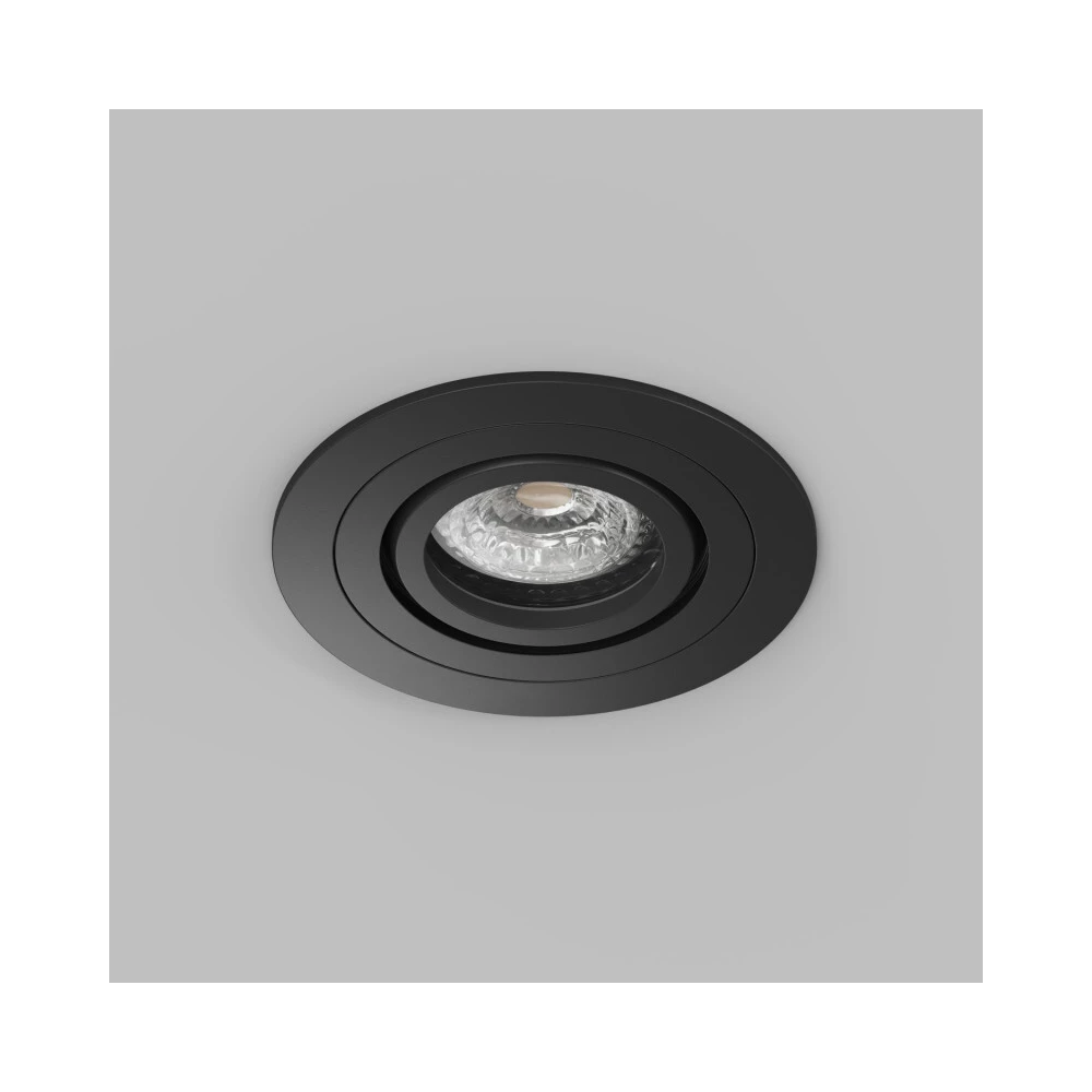 Встраиваемый влагозащищнный светильник HYDRO IP44 до 15 Вт LED GU10 алюминий чрный - Viokon.com