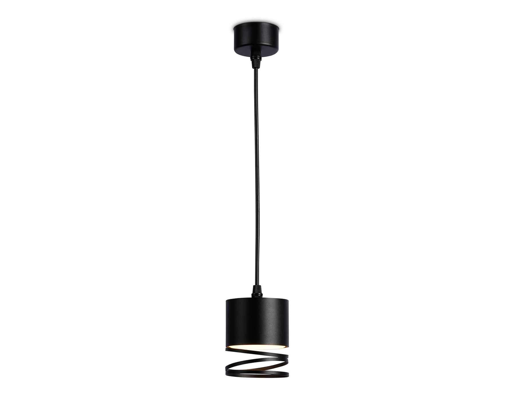 Светильник подвесной со сменной лампой TN71109 BK черный GX53 max 12W D82*1135 - Viokon.com