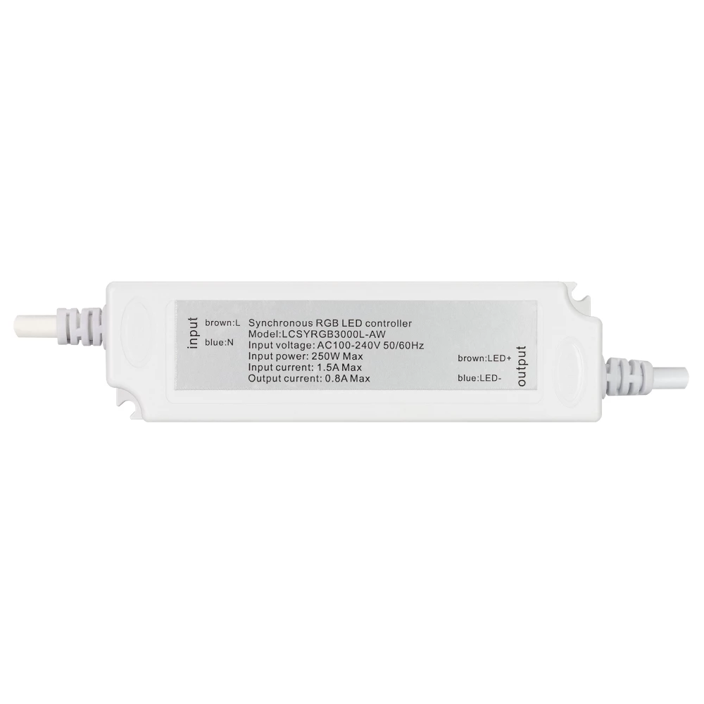 Контроллер ARD-CLASSIC-SYNC-RGB-3000LED White (230V, 250W, RF ПДУ) (Ardecoled, Закрытый) 031211 - Viokon.com