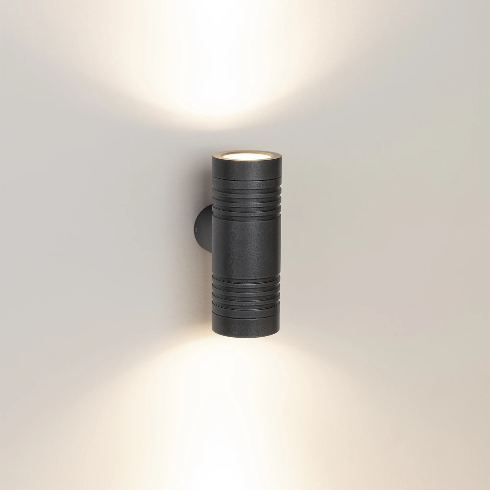 Светильник KT-RAY-WALL-TWIN-R46-2x3W Day4000 (GR, 24 deg, 24V) (Arlight, IP65 Металл, 3 года) 034136 - Viokon.com