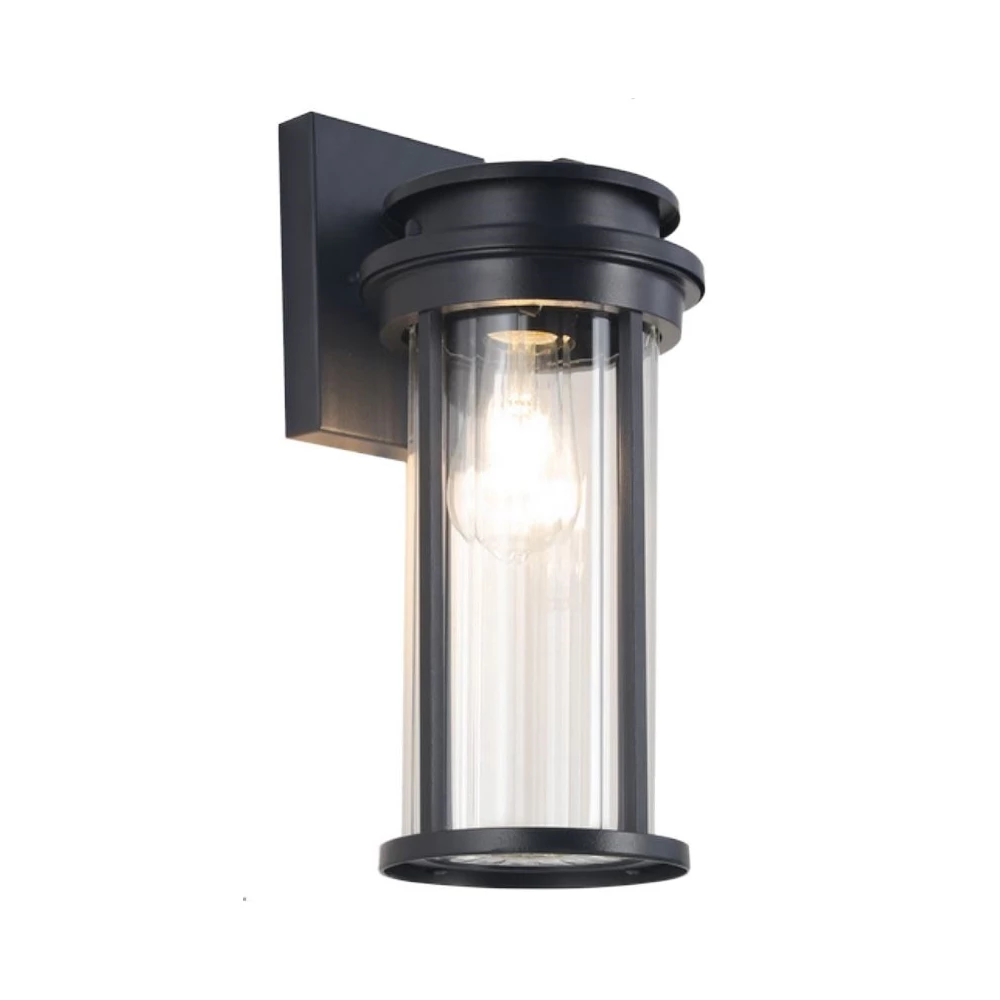 Светильник садово-парковый Feron PL781  на стену вниз 40W 220-240V E27, черный (51838) - Viokon.com