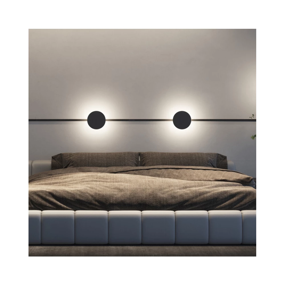 DK5320-BK Светильник для трека Air серия Reflex 3000 со светодиодом 180H23мм 48V DC 5W RA90 120 3000K IP20 черный алюминий - Viokon.com