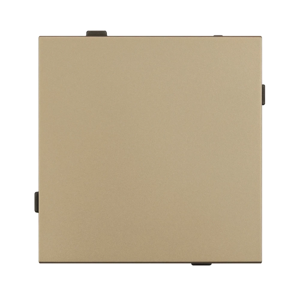 Механизм выключателя одноклавишный непроходной SWT-TENDO-MK01-SFPL-GD (230V, 10A) (Arlight, Матовый песочный) 054567 - Viokon.com