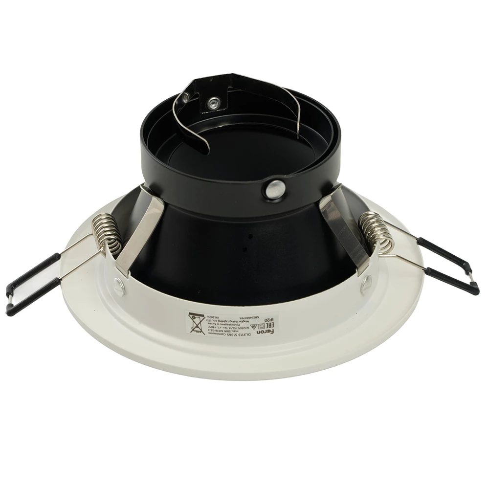 Светильник встраиваемый Feron DL3113 потолочный MR16 G5.3 белый + черный (51365) - Viokon.com