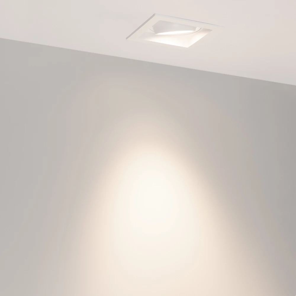 Светильник MS-VORTEX-BUILT-S117x117-20W Day4000 (WH-WH, 40 deg, 230V) (Arlight, IP20 Металл, 5 лет) 057919 - Viokon.com