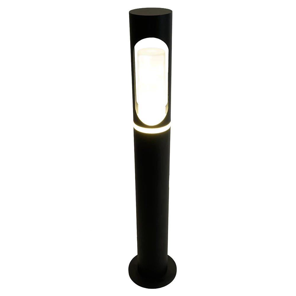 Светильник садово-парковый Feron DH1105, 15W, GU10,230V, черный (столб) (51231) - Viokon.com