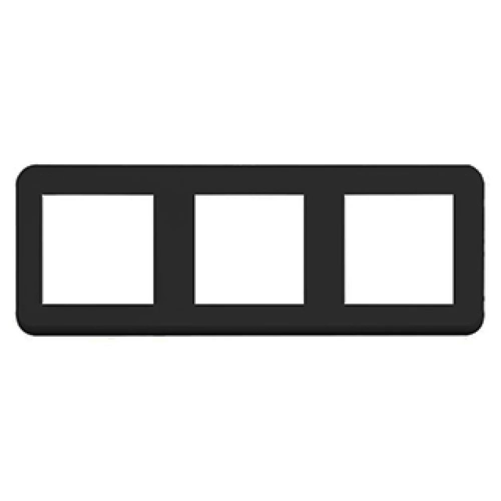 Рамка пластиковая FRM-VERSA-PL-3-BK (Arlight, -) 043784 - Viokon.com