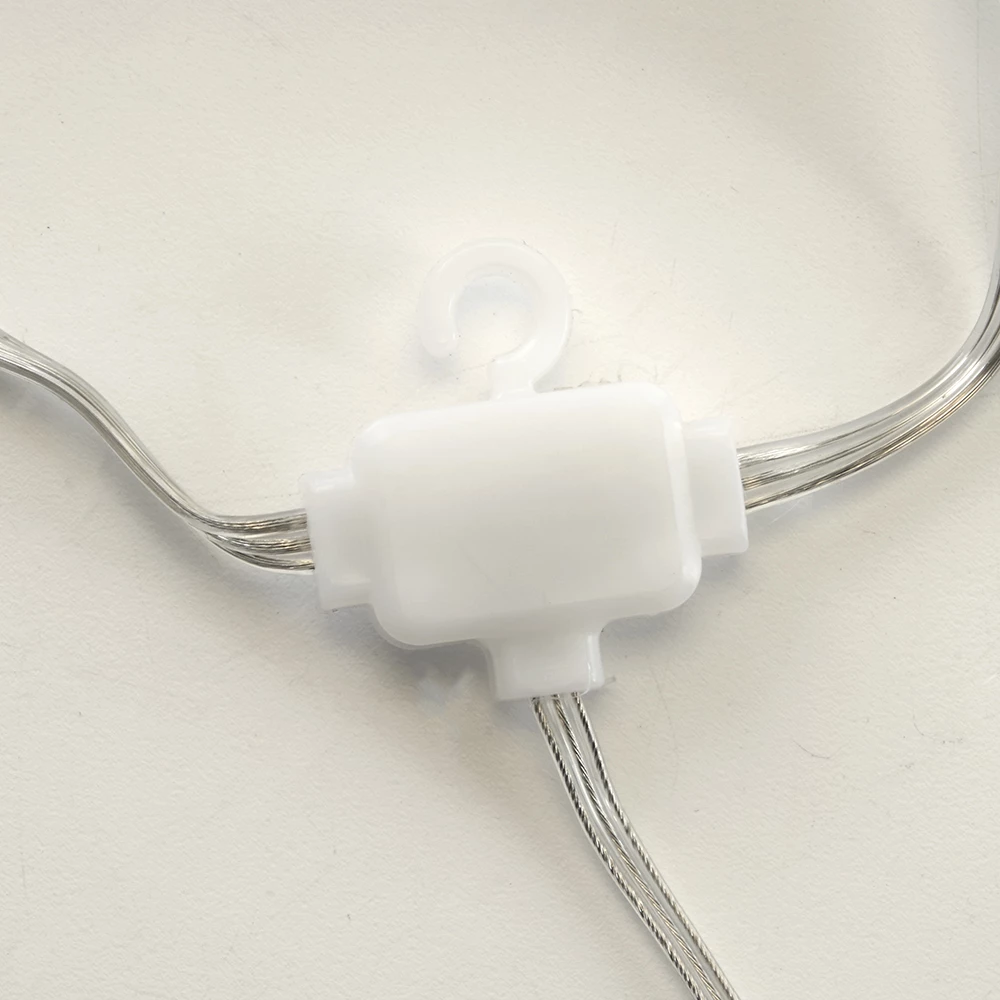 Светодиодная гирлянда Feron CL28 занавес Водопад  3*3м  + 3м 230V синий с контроллером, c питанием от сети, белый шнур (48606) - Viokon.com