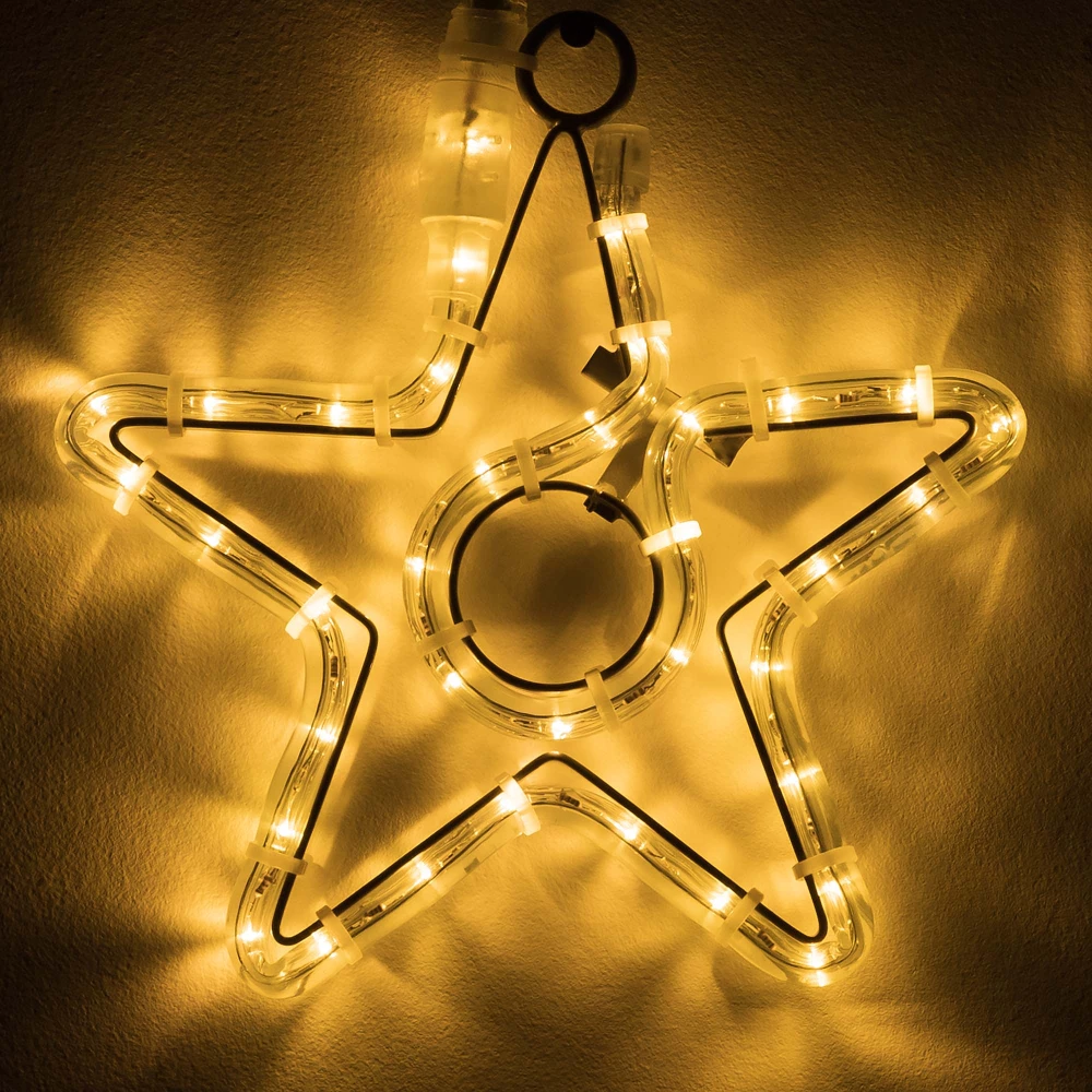 Фигура светодиодная ARD-STAR-M4-200x220-36LED Warm (230V, 2.5W) (Ardecoled, IP65) 034250 - Viokon.com