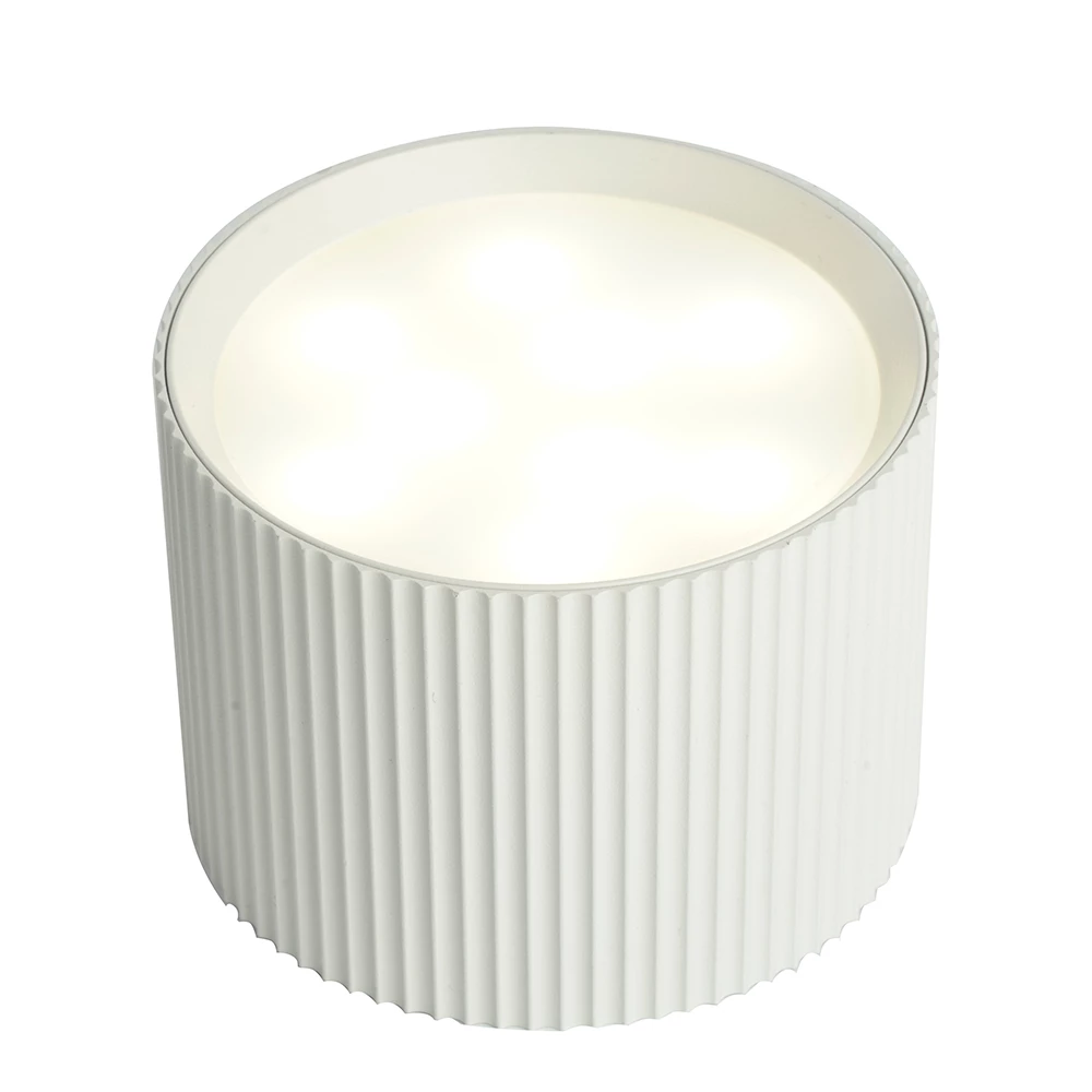 Светильник потолочный Feron HL458  Barrel ARIA 12W, 230V, GX53, белый (51670) - Viokon.com