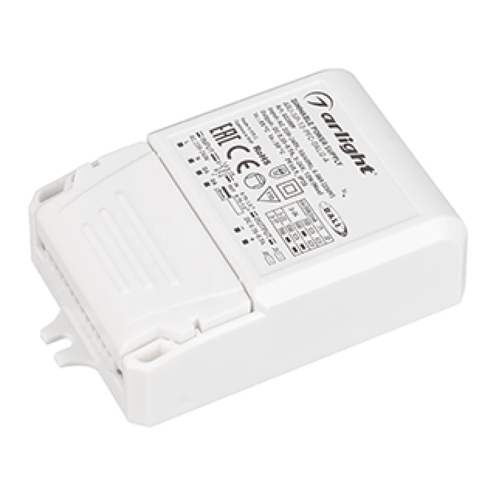 Блок питания ARJ-SP-12-PFC-DALI2-A (12W, 3-24V, 0.35-0.7A) (Arlight, IP20 Пластик, 5 лет) 033809 - Viokon.com