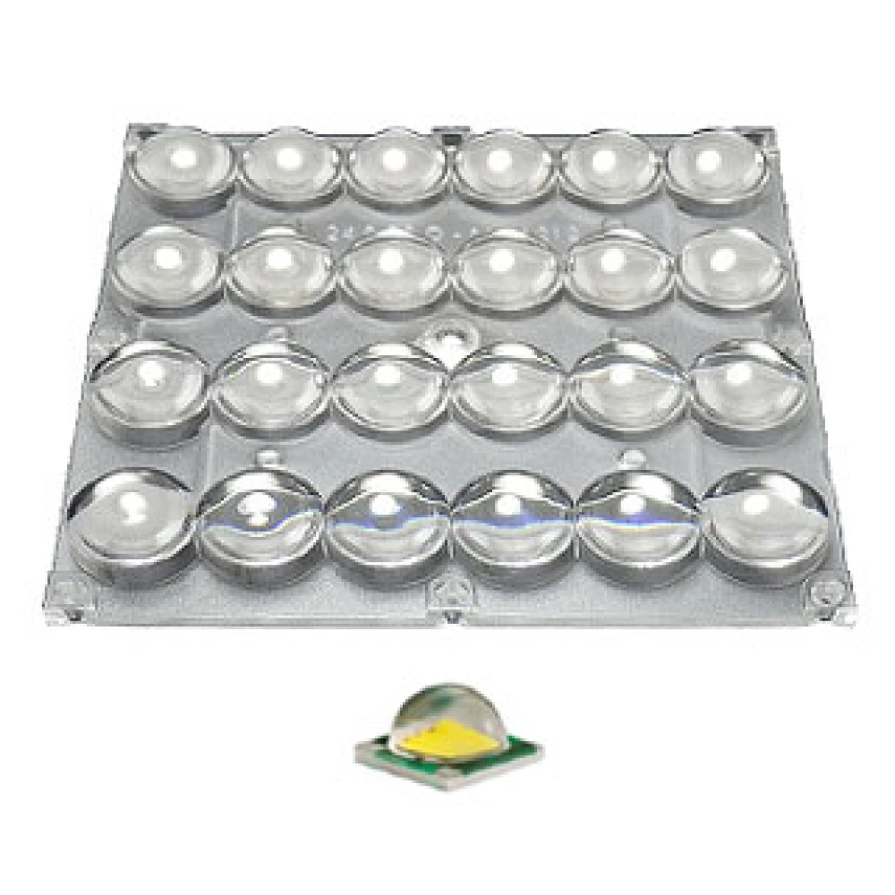 Блок линз 24B70-M120х120 (70°, 24x LED) (Turlens, -) 016077 - Viokon.com