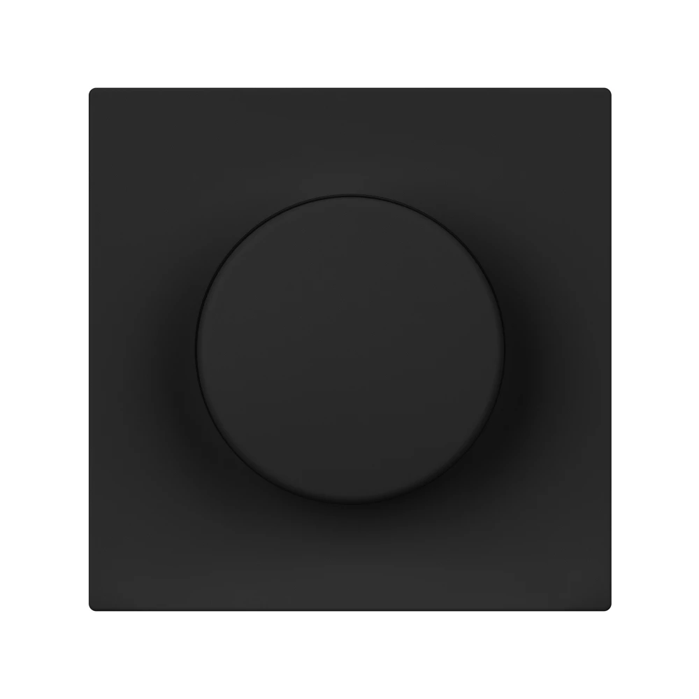 Лицевая панель светорегулятора PNL-NOBE-FB-SFPL-BK  (Arlight, Черный оникс) 060261 - Viokon.com