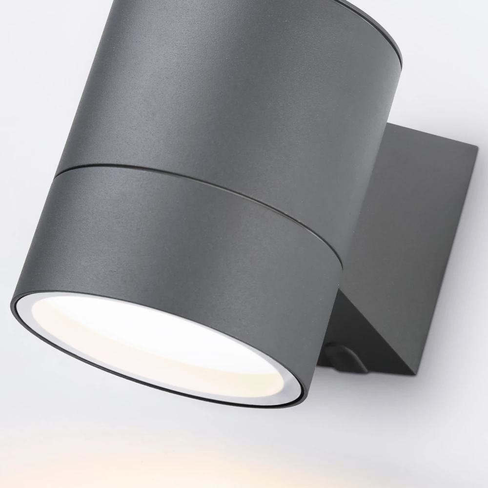 Уличный настенный архитектурный светильник ST3301 GR серый IP54 GX53 max 15W 115*90*140 - Viokon.com
