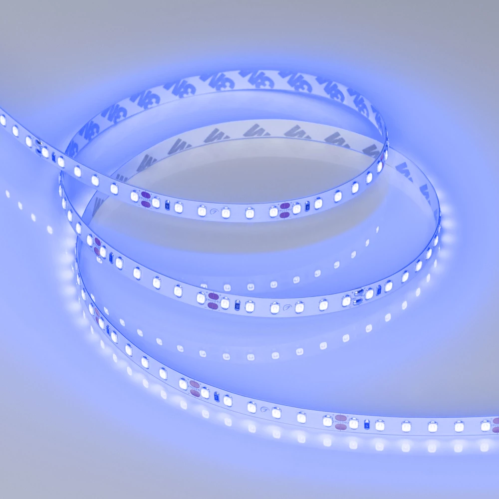 Лента RT-A120-8mm 24V Blue (9.6 W/m, IP20, 5m) (Arlight, 9.6 Вт/м, IP20) 008783(2) - Viokon.com