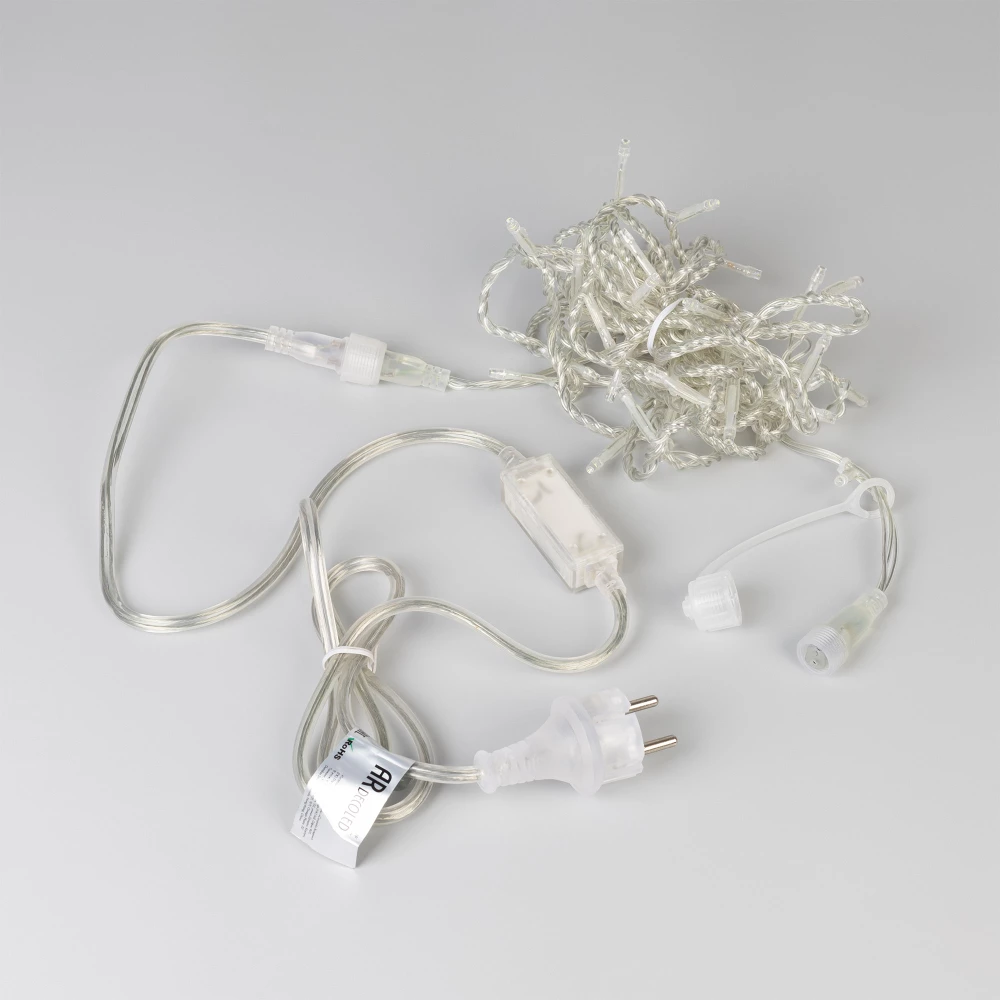 Светодиодная гирлянда ARD-STRING-HOME-5000-CLEAR-50LED-FLASH WHITE (230V, 3.5W) (Ardecoled, IP20) 025752 - Viokon.com