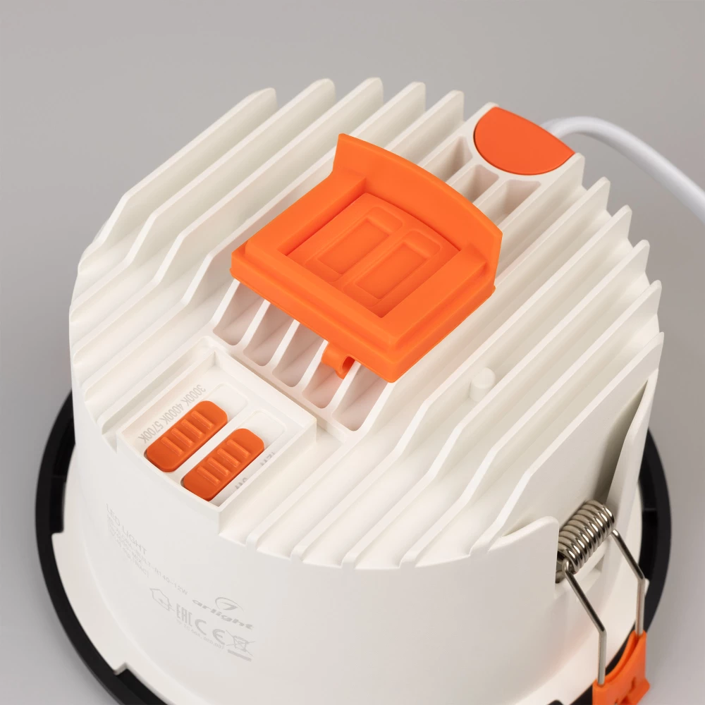 Светильник MS-ALORA-BUILT-R140-12W Day4000-MIX (BK, 40 deg, TRIAC) (Arlight, IP54 Пластик, 3 года) 048092 - Viokon.com