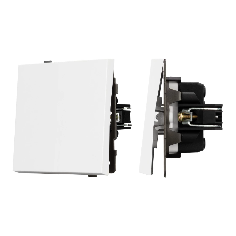 Механизм выключателя одноклавишный проходной SWT-TENDO-MKP1-PL-WH (230V, 10A) (Arlight, Белый) 054148 - Viokon.com
