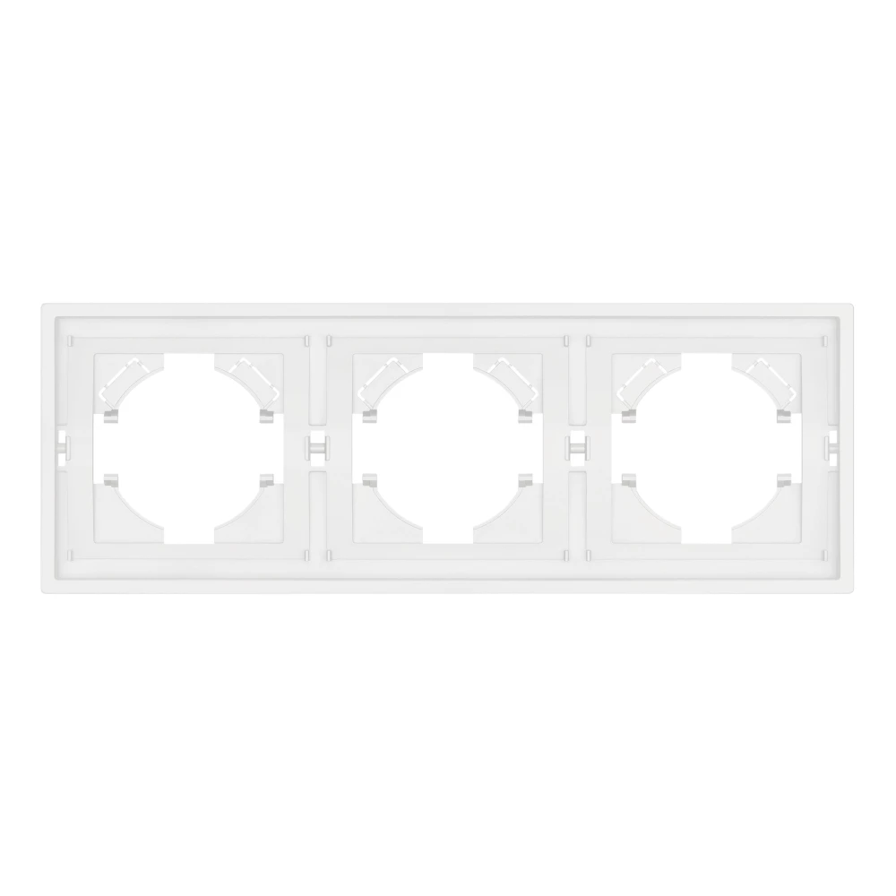 Рамка пластиковая FRM-TENDO-SFPL-3-WH (Arlight, Матовый белый) 054653 - Viokon.com